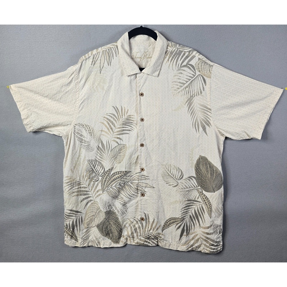 Tommy Bahama Mens Hawaiian Silk Camp Shirt Ex Large Island Tropical Resort‎ Wear - Picture 3 of 8